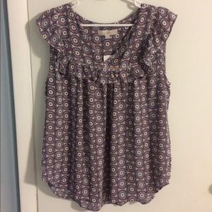 NWT Floral LOFT Blouse